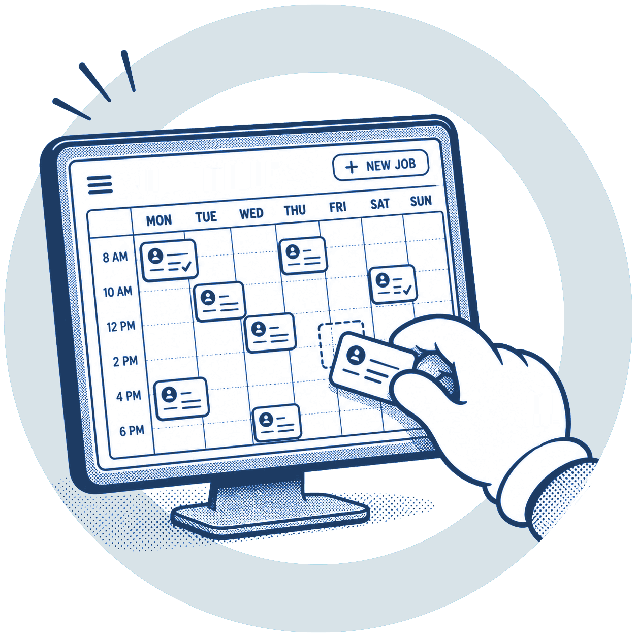 Record TIME digital docket system for construction and field workforce management