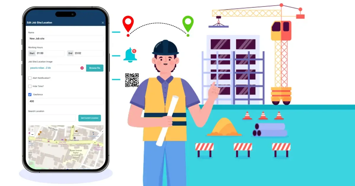 Record TIME jobsite manager software for construction workforce tracking, scheduling and site management